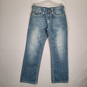 True Religion  Joey Big T Jeans Women's Sz 32 Actual (31x28.5) Mid Rise